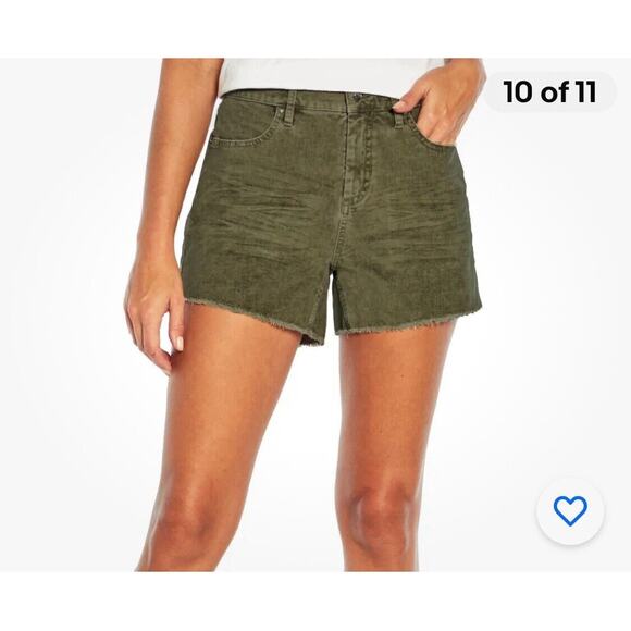 GAP Pants - EUC Gap Corduroy Cutoff Mom Shorts Womens Size 10 Green 5 Pocket